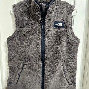 The North Face Gray Fleece Vest for Layering
